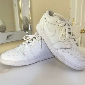 Nike White Air Jordan 1s